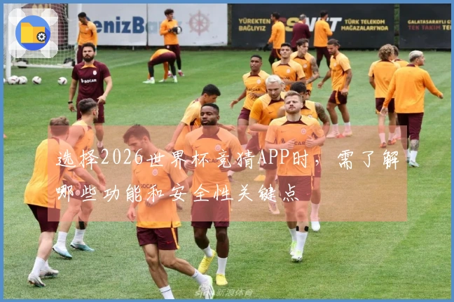 选择2026世界杯竞猜APP时，需了解哪些功能和安全性关键点